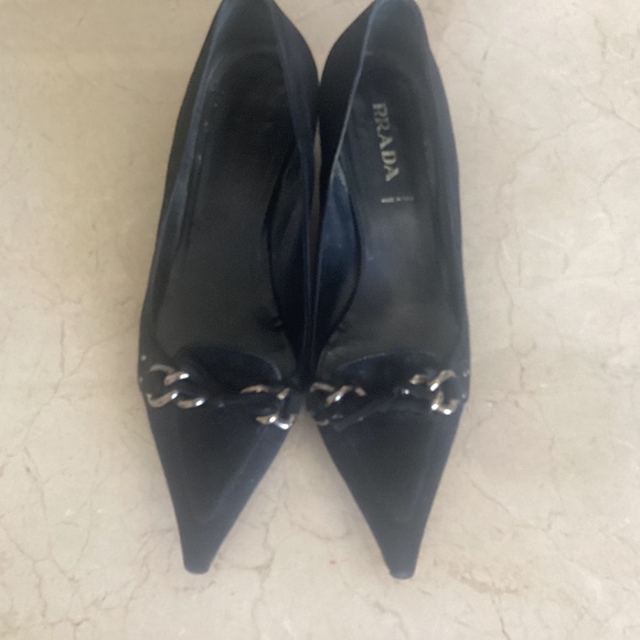 Prada Suede Kitten Heels - Picture 1 of 6